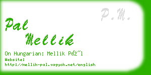 pal mellik business card